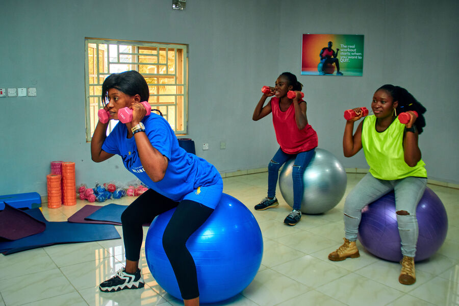 Women-Only Gym Room